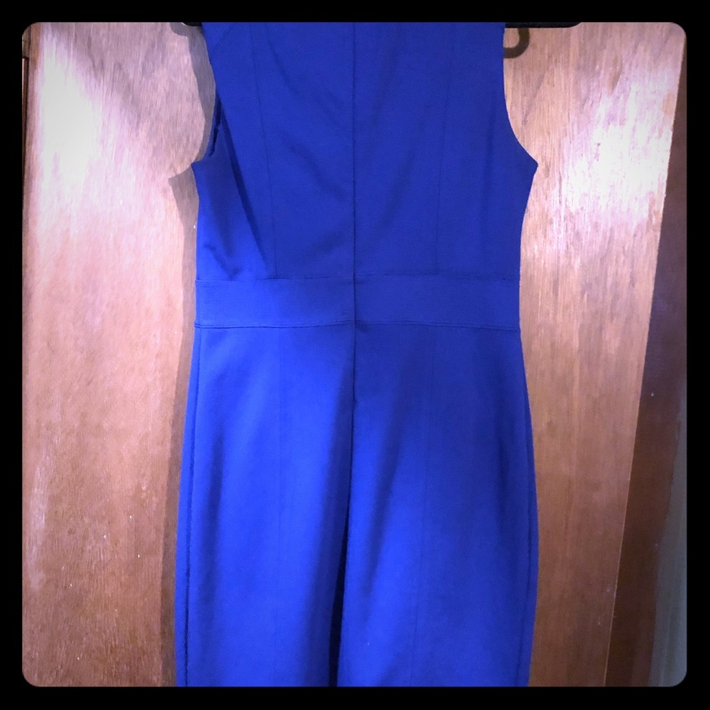 Banana Republic sleeveless blue work dress size 6